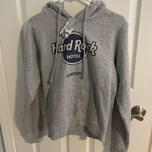 Youth large gray Hard Rock Cafe Cancun hoodie!